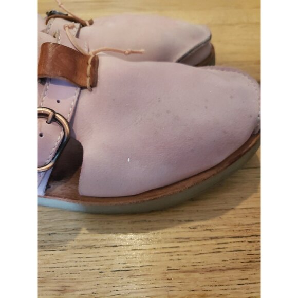 Satorisan Benirras Sandals Shoes Sundance Pink EU 41 US 10.5 Womens Flat Suede - Picture 10 of 11